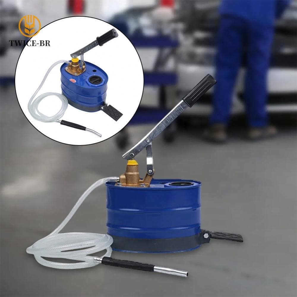 Bomba Manual De Enchimento De Óleo 4.5L Com Mangueira Longa E Flexível Para Hidráulico De Engrenagem De Motor