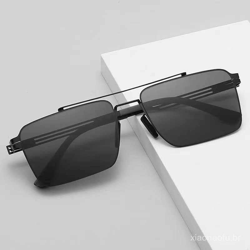 Óculos de sol polarizados de nylon, modelo 2025, muito vendidos, modernos, sem parafusos, elegantes e simples para dirig