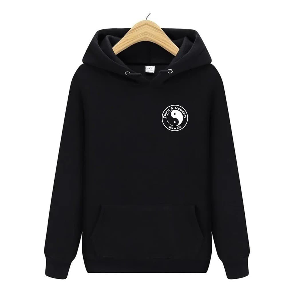 Moletom Blusa De Frio Simbolo Tony Country Yin Yang Bem Mal Agasalho Look Casual Promoção Imperdivel