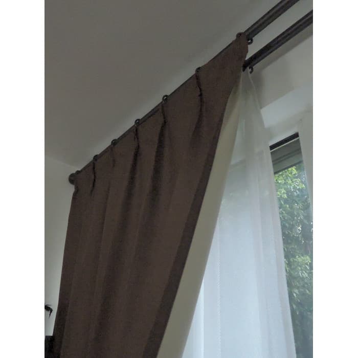 Exportado para o Japão Cortina Produto Acabado Revestimento de Resina Ambientalmente Amigável 100% Blackout Completo Let