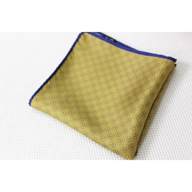 Comércio exterior único impresso terno de seda lenço no peito lenço quadrado vestido Formal lenço de bolso de seda