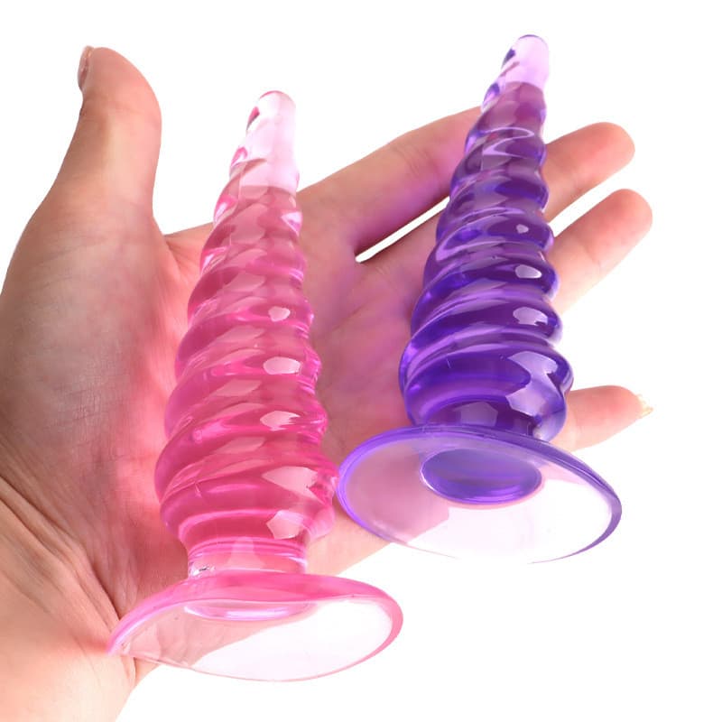 Sorvete anal Plug espiral grande quintal suprimentos barra anal expansor dragão ovo anal dispositivo de masturbação anal