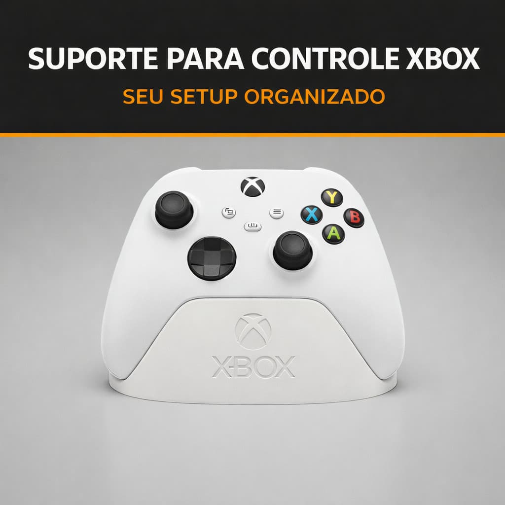 Suportes Controle Xbox One e Serie S Minimalista Com X Suportes Controle Console Vídeo Game