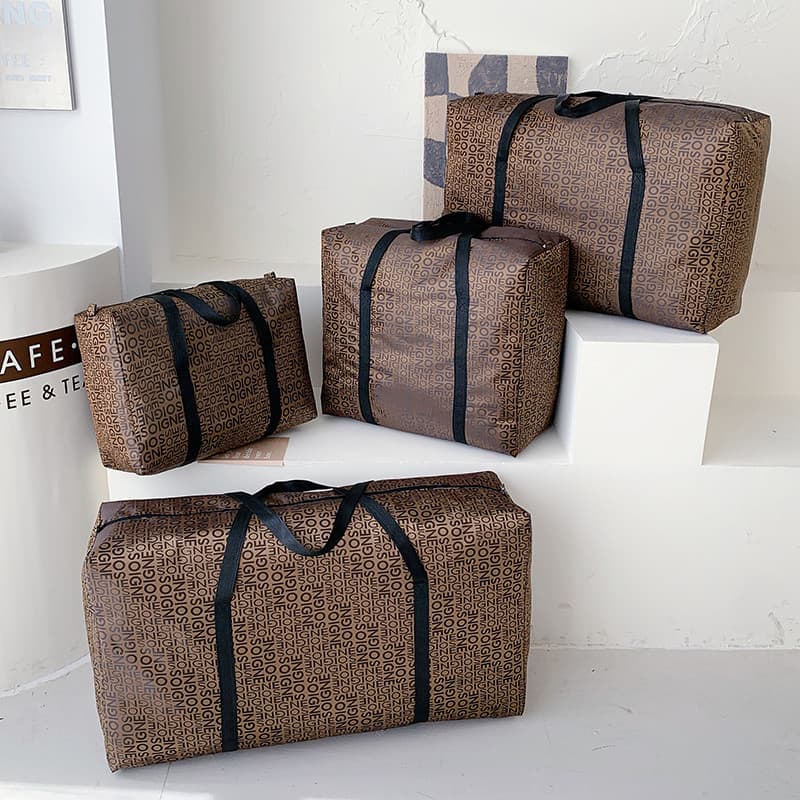 Bolsa de viagem dobrável de grandes dimensões, bolsa de armazenamento de colcha de estudante, embalagem, bolsa móvel, bo