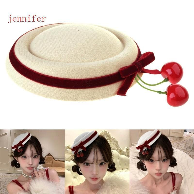 Chapéu Grampo Cabelo Jennifer Bowknot Para Acessórios Vestir Tema Férias