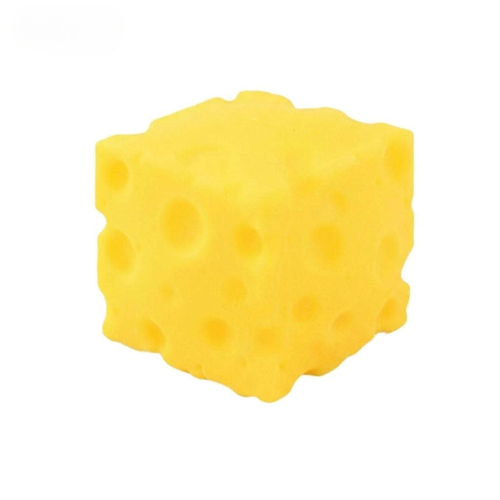 Venda Quente ! Cubo De Queijo Bola De Estresse Grande Shapeable Squeeze Não-Bounce Brinquedo Fidget ASMR Sensorial Anti-