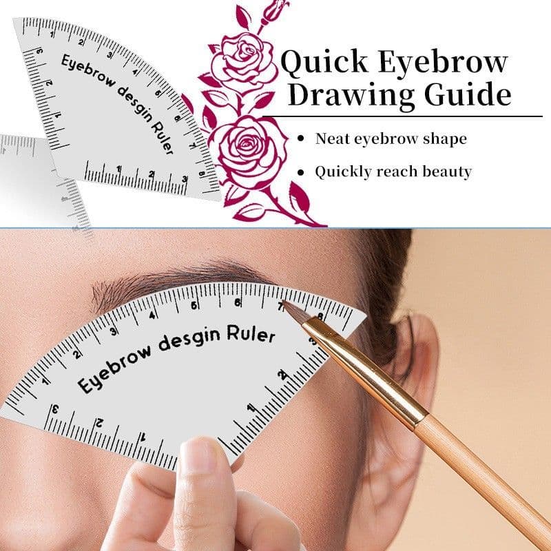 Transfronteiriço novo estilo rápido sobrancelha desenho guia tatuagem artista prática auxiliar ferramenta útil Design rá