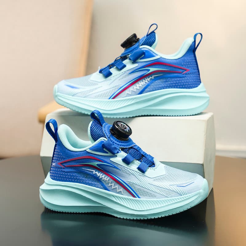 Meninos sapatos 2026 novo estilo verão malha fina respirável única malha antiderrapante meninos correndo crianças sapato