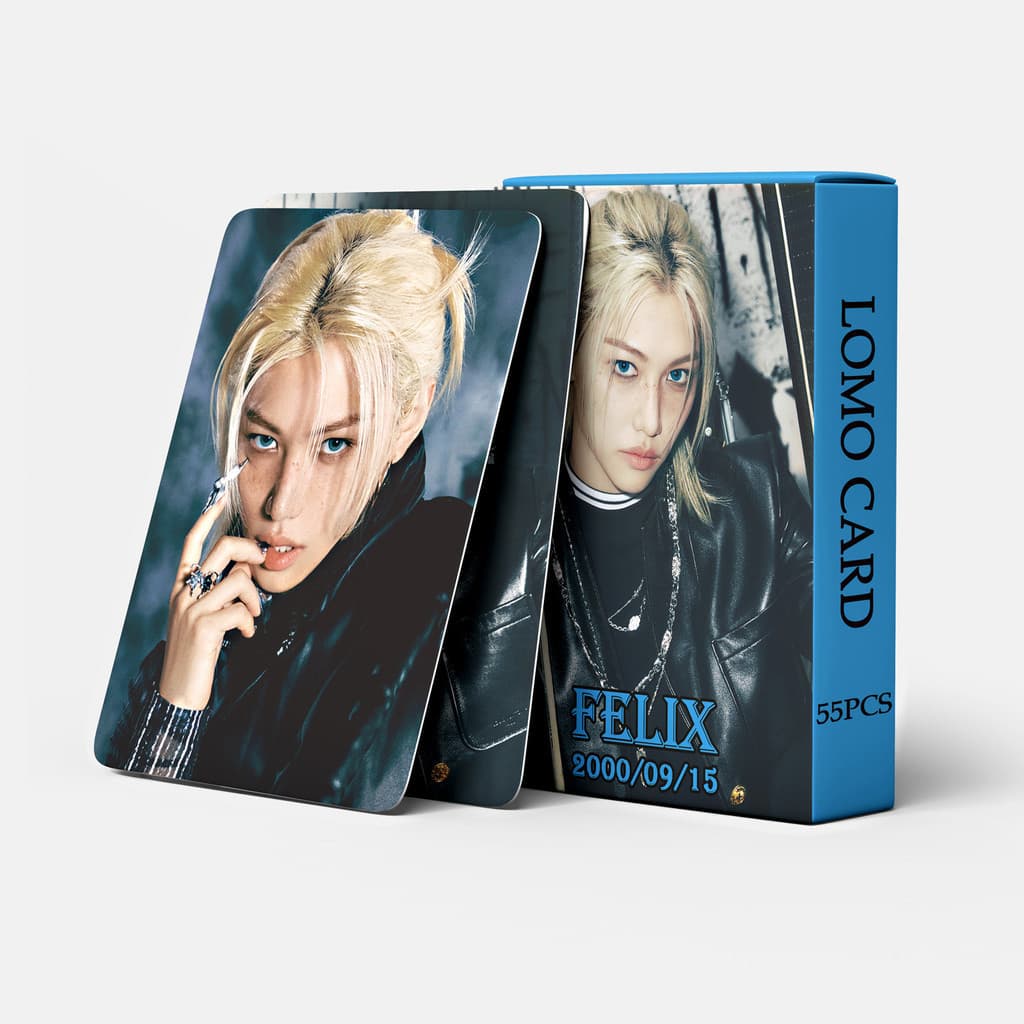 Kpop 55 Pçs/Set Straykids Felix ATE Coleção De Cartões Lomo Para Fãs