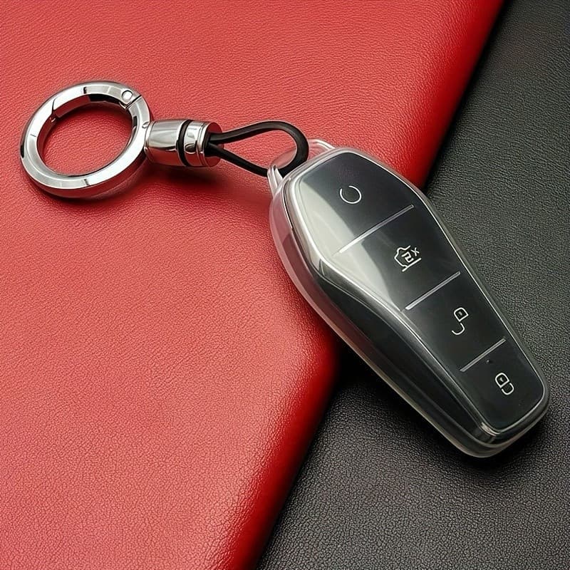 Adequado para capas de chave de carro BYD, compatível com Tang/Qin Plus DMI/Song Pro/Han EV/Seal/Seagull/Dolphin/Yuan/Fr