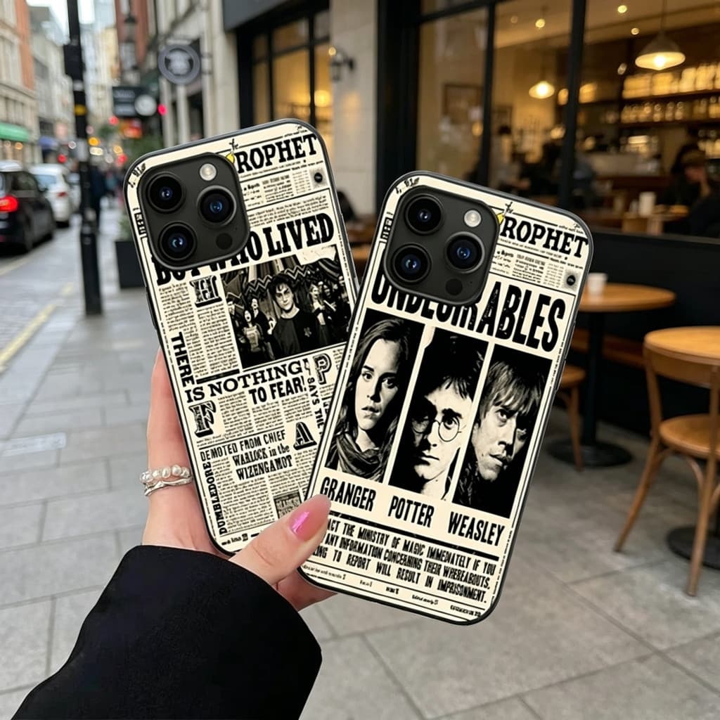 【Xiaomi/Redmi】 Capa De Telefone À Prova D'água Harry Potter 3D Motion Com Proteção Total Para Presente