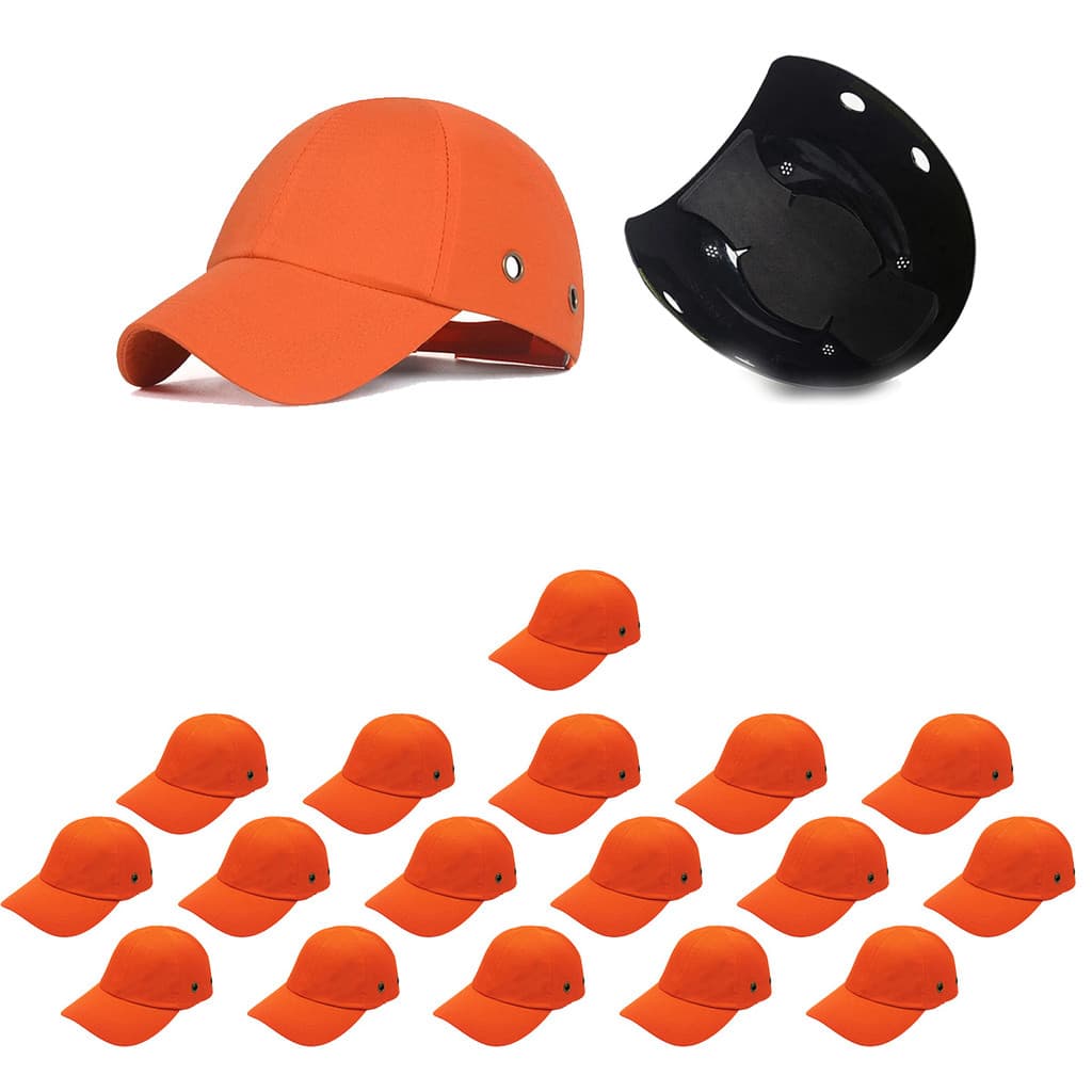 Bone com Capacete EPI Kit 17 Uni Obra Seguranca Construcao Reparo Casquete Oficina Trabalho Resistente Protecao