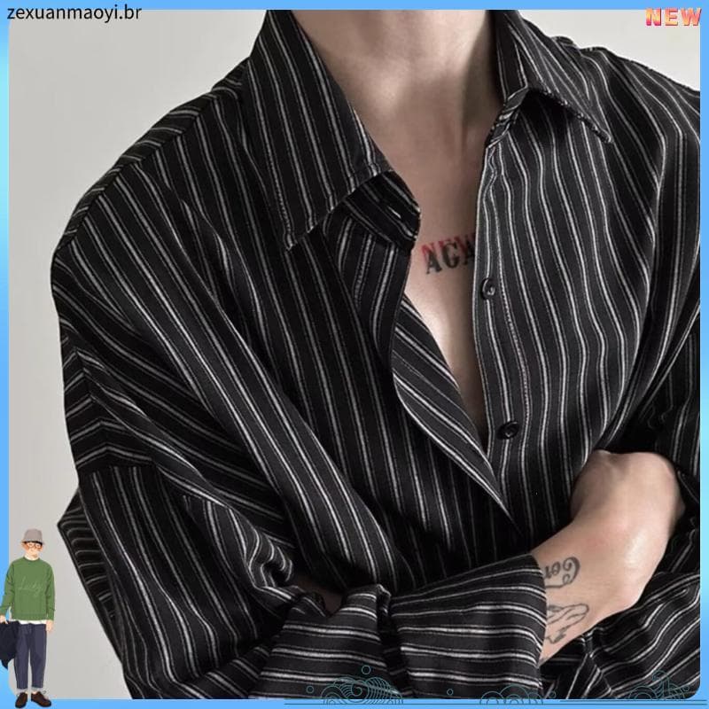 Francês Retro prof ile Estilo Precioso Lapela Listrada Manga Comprida csa men & # 39mulheres E 39 ; s Jaqueta Casual De
