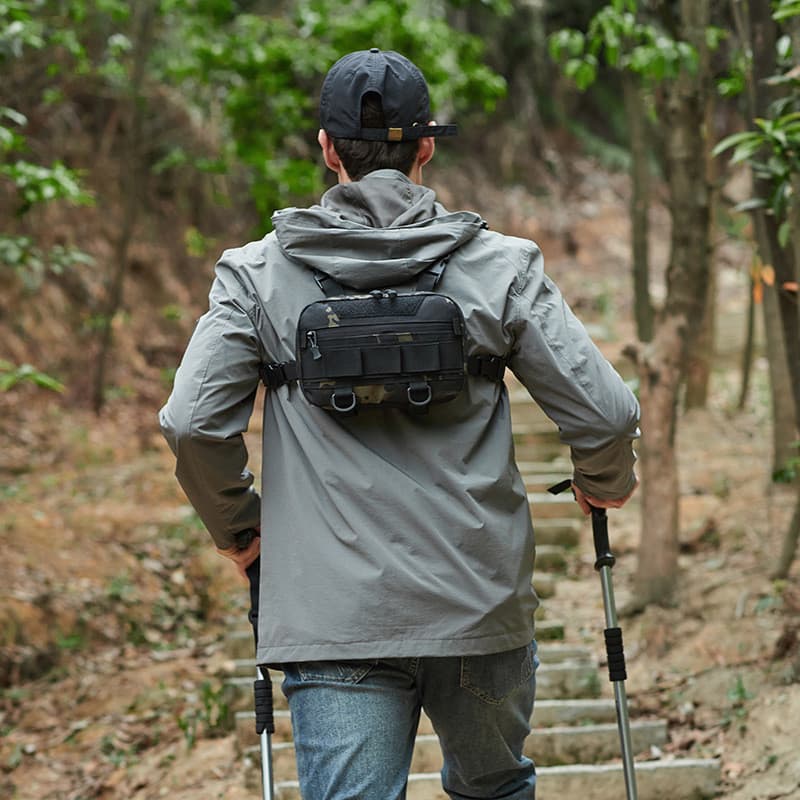 [Recomendado] Mochila de pesca Mochila Homens Mulheres Leve Bolsa Ao Ar Livre Esportes Ferramenta Multifuncional Bolsa P