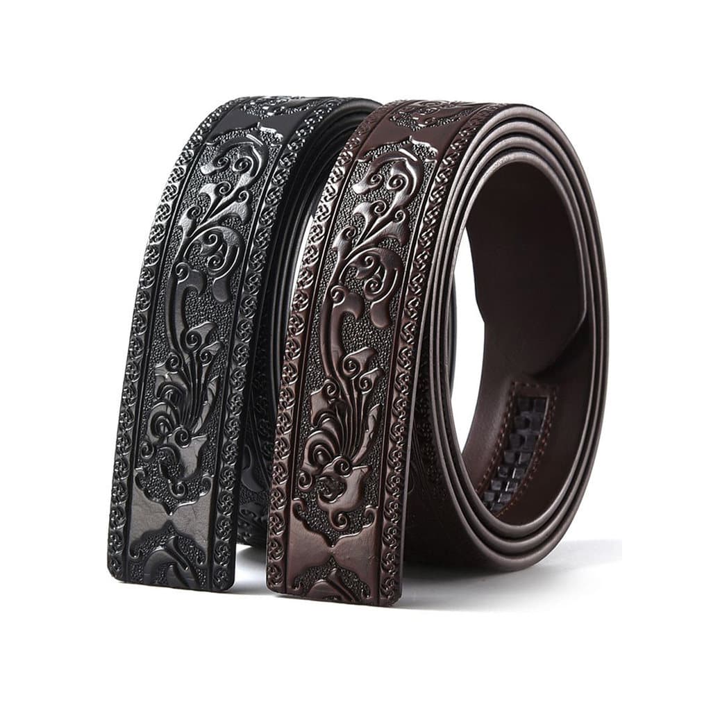 cinto masculino couro cinto de miçanga country masculino cinto country masculino 3.5CM Retro esculpido couro genuíno mas
