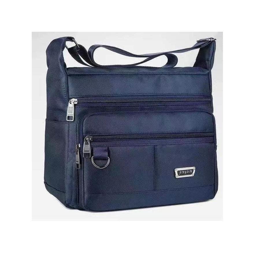 Bolsa masculina de grande capacidade bolsa de pano Oxford forte resistente ao desgaste bolsa de ombro Casual masculina M
