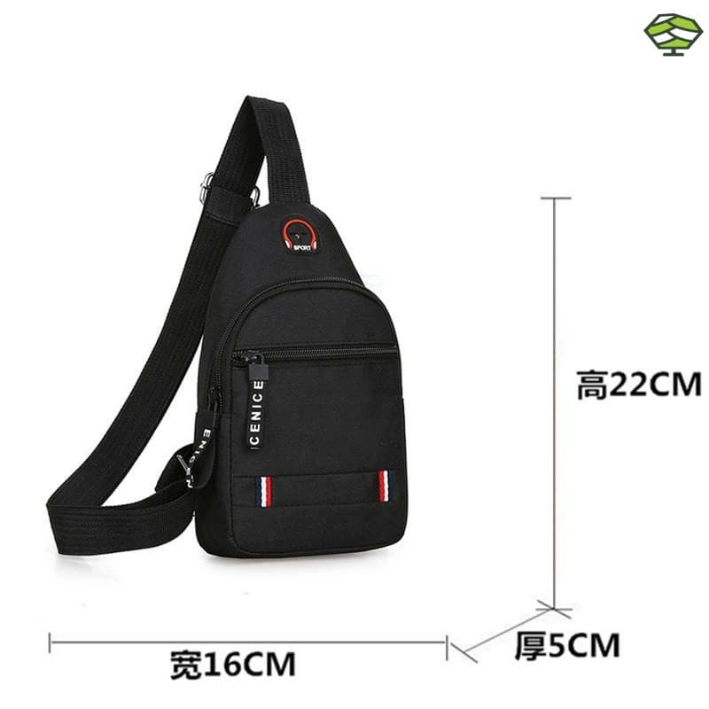 Saco de peito masculino 2026 novo estilo verão Casual versão coreana à prova dwaterproof água Oxford pano na moda esport
