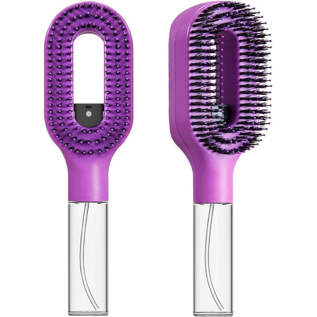 Escova Desembaraçadora 2 em 1 com Névoa Capilar, Escova Modeladora, para Cabelos Cacheados e Ondulados, Anti-Frizz, Anti