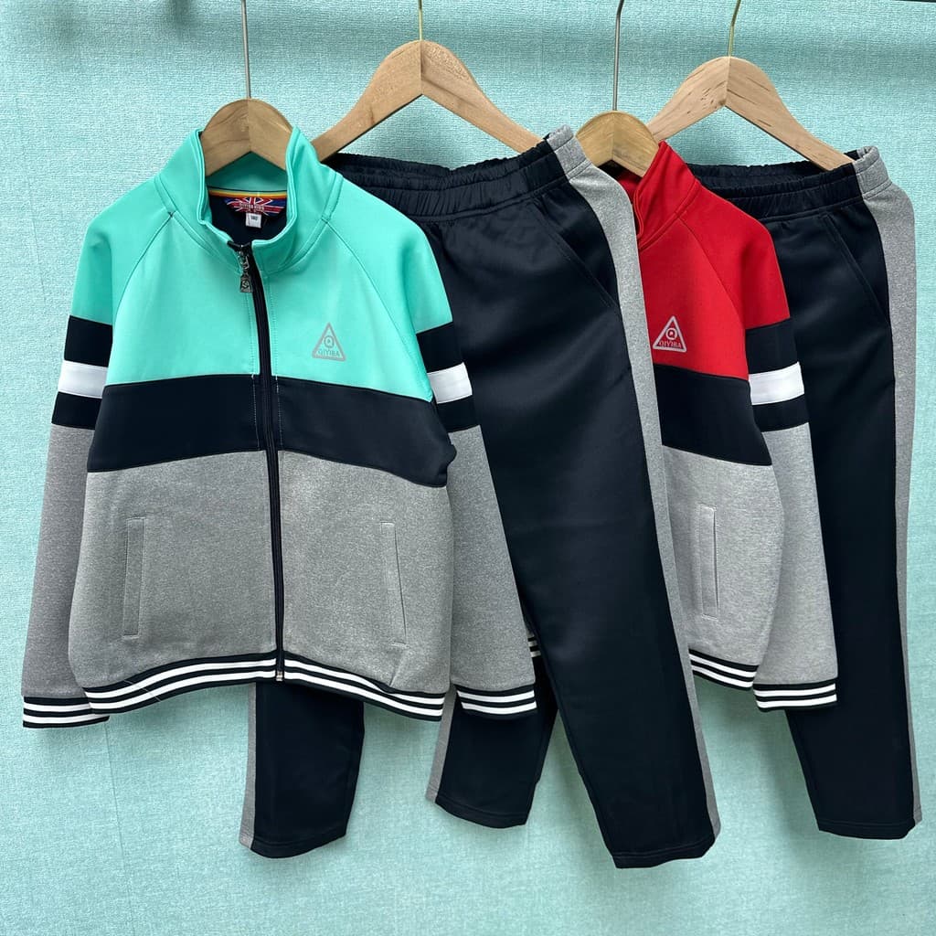 Comércio exterior pedido Original roupas infantis primavera outono terno meninos jaqueta moletom terno de duas peças méd