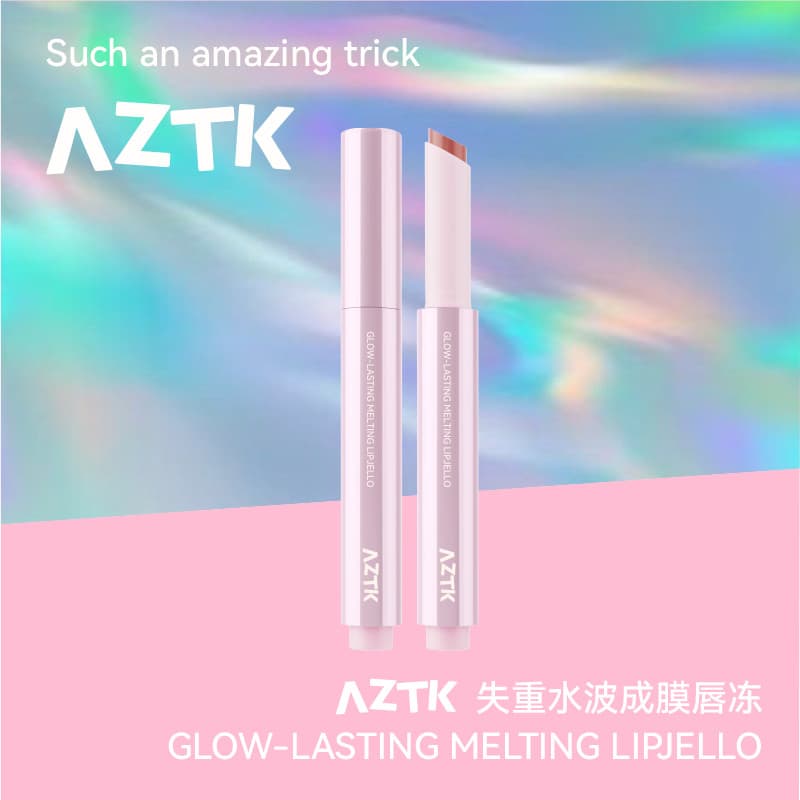 Um aztk perder peso formando filme lábio geléia brilho de água espelho brilho labial feminino brilho labial de vidro não