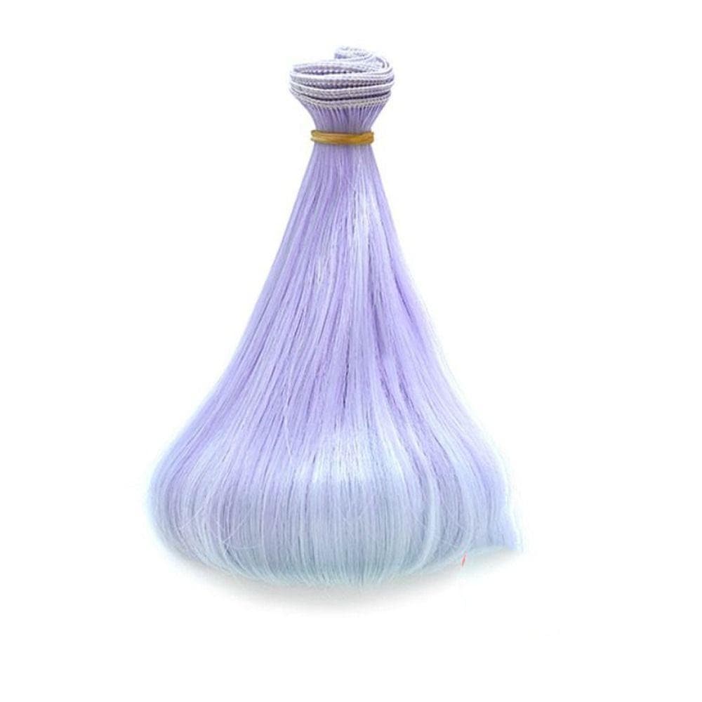 Cabelo De Boneca   BJD SD , Peruca De Fibra Química De Seda Macia , Abotoada No