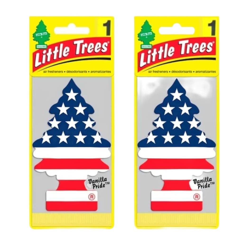 2 Little Trees Aromatizador De Carro Vanilla Eua 24hrs