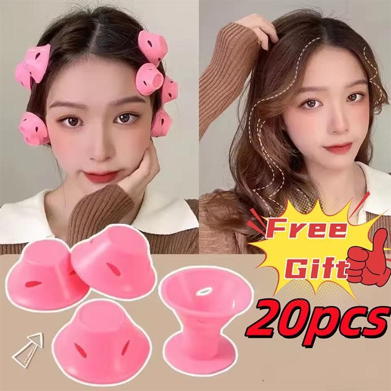 10/20 Pcs Cogumelo Sino Modelador Dormir Curl Perm Free Artefato Heatless Cabelo Rolo