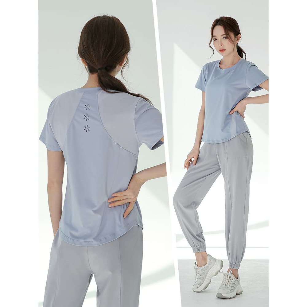 Roupas soltas de Yoga femininas 2026 novo estilo verão ginásio profissional manhã correndo terno esportivo roupas de sec