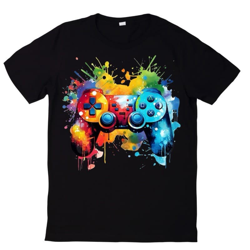 Camiseta Infantil 100% Algodão Gamer Juvenil Menino Menina