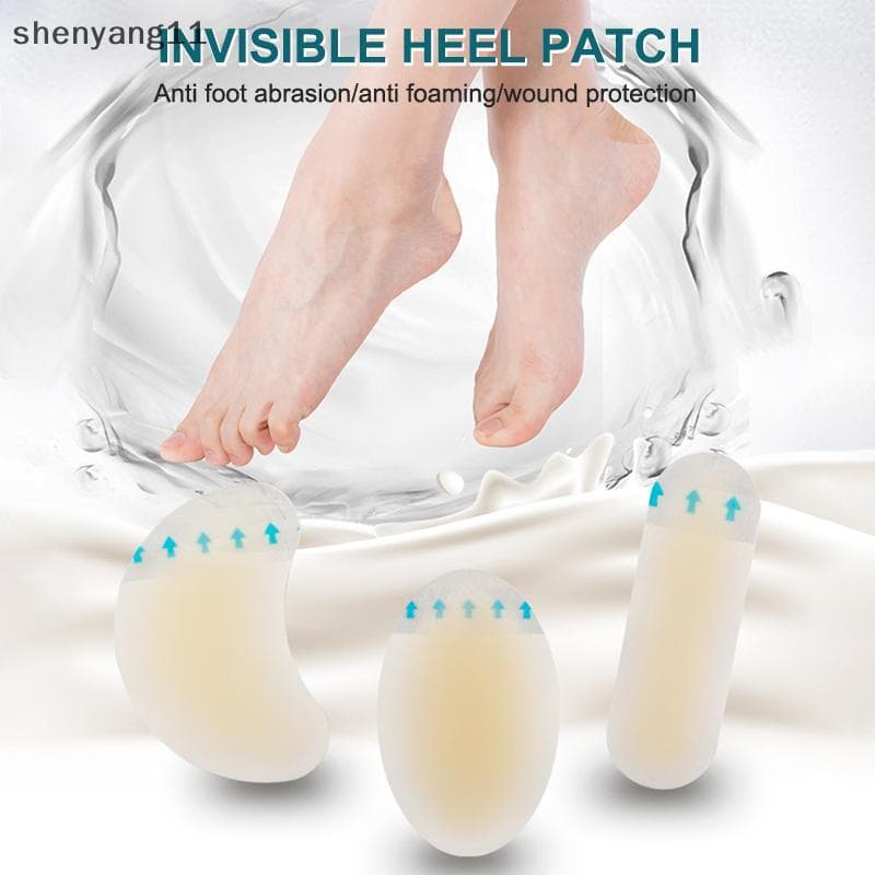 shen 24 Peças Adesivo Blister Gesso Hidrocolóide Gel Stier Para Proteção Do Calcanhar Durante Esportes E Atividades De C