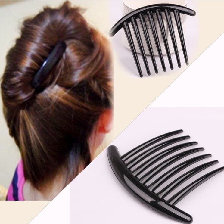 Japonês coreano simples hairpin pente de cabelo inserção pente franja pente placa grampo de cabelo imprensa grampo de ca
