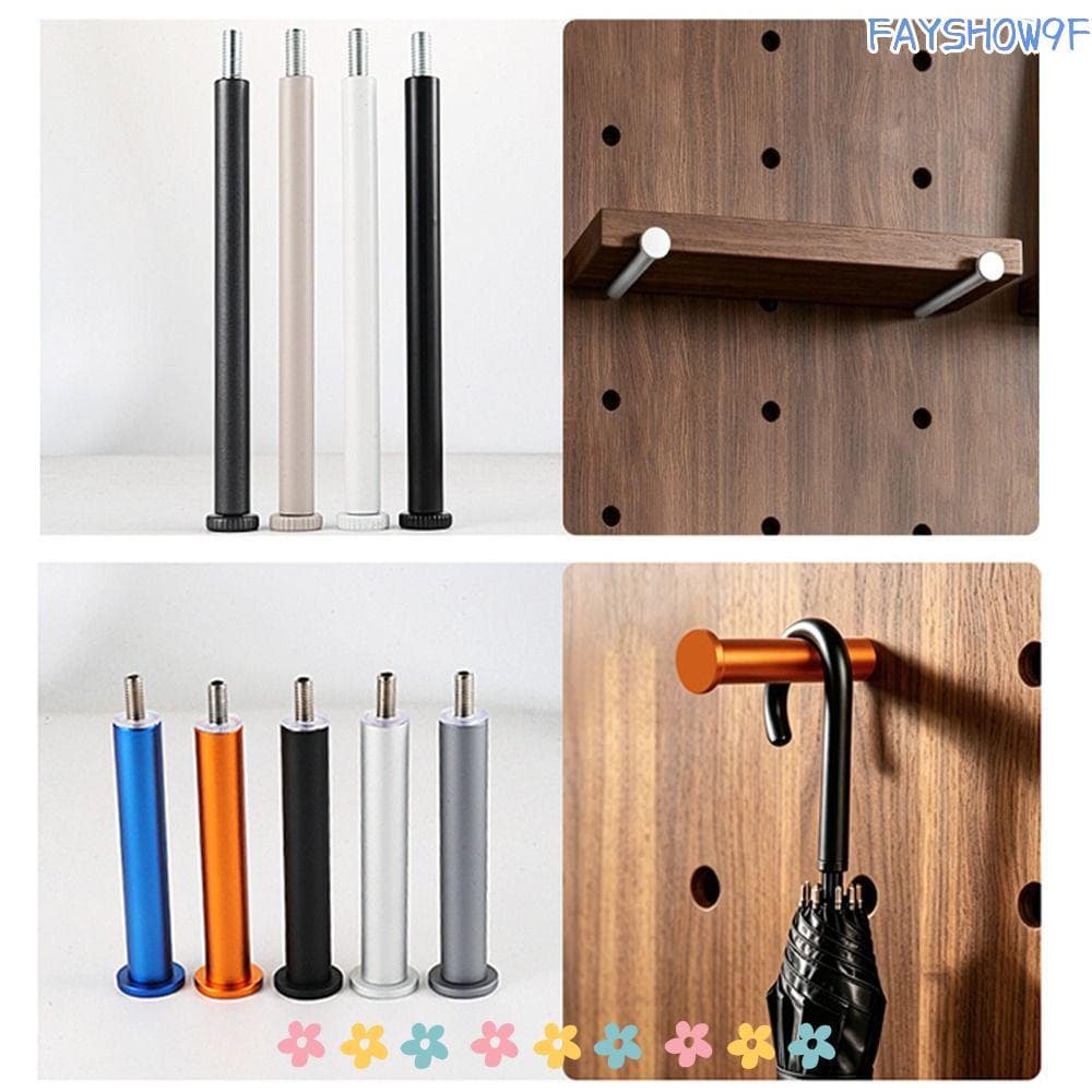 Gancho De Armazenamento FAYSHOW Pegboard , Porcas De Inserção Embutidas , Parede Sem Perfuração , Design De Suspensão