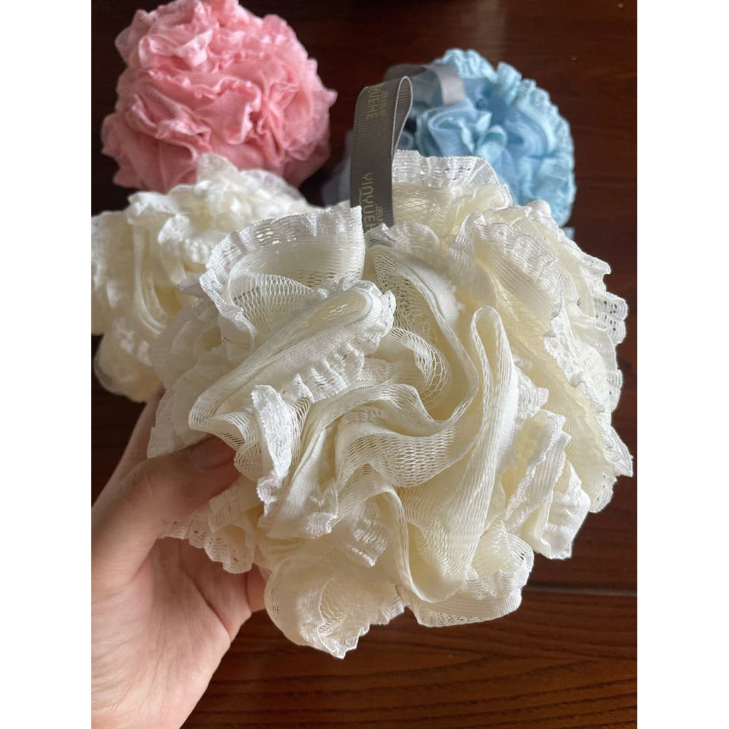 Renda de alta qualidade espessada Extra grande bola de banho/banho flor banho líquido espuma firme Multi-pense bom multi