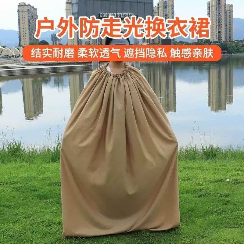 Capa para troca de roupas ao ar livre, simples, à beira-mar, praia, natação, mudança de roupa, ferramenta útil