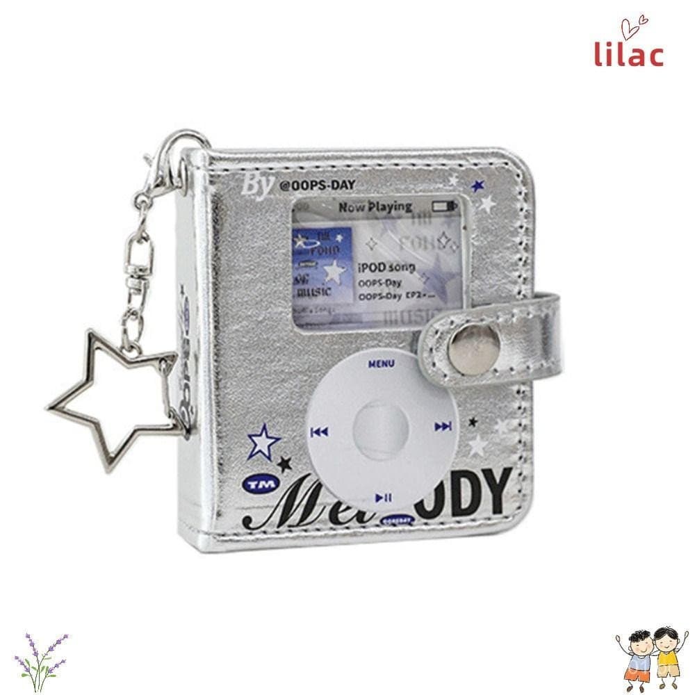 Álbum de fotos mini LILAC2, pasta para cartões de fotos de ídolos de K-pop de 2 polegadas, material de couro macio, econ