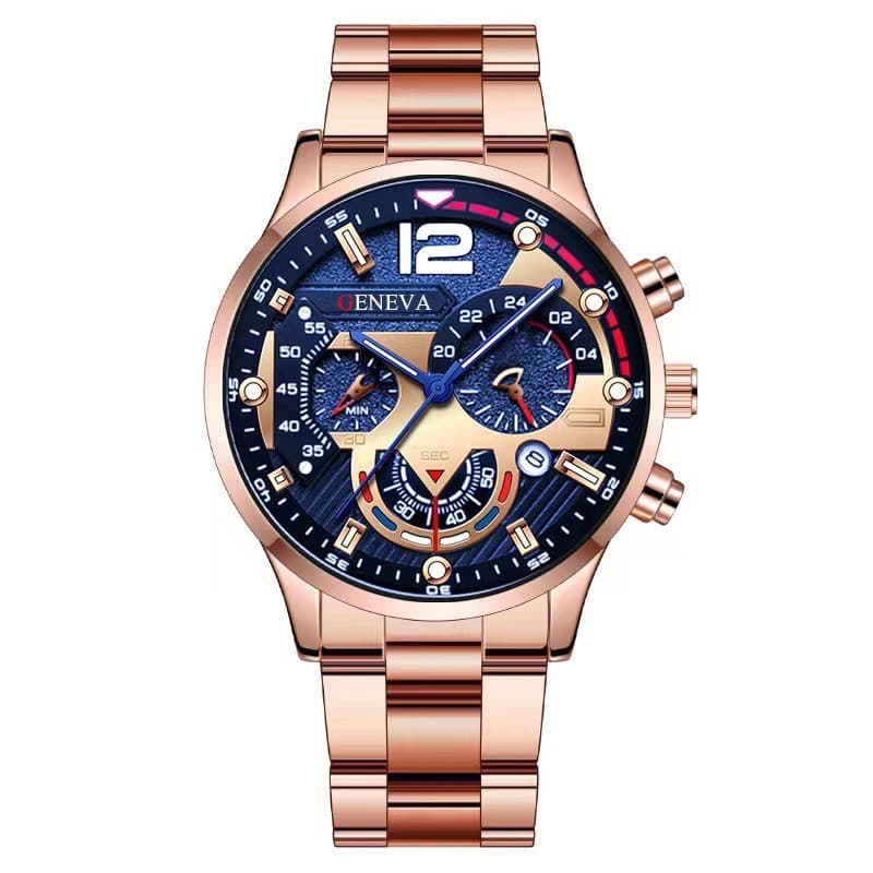 Relógio masculino Casual calendário relógio de quartzo esportivo ponteiro luminoso relógio de quartzo