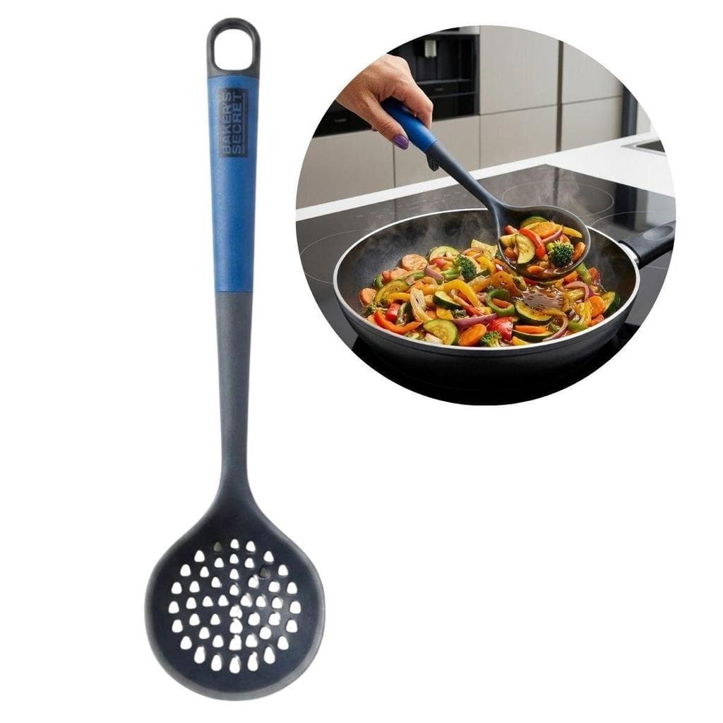 Escumadeira Colher Fritura Legumes Cozinha Baker's Secret