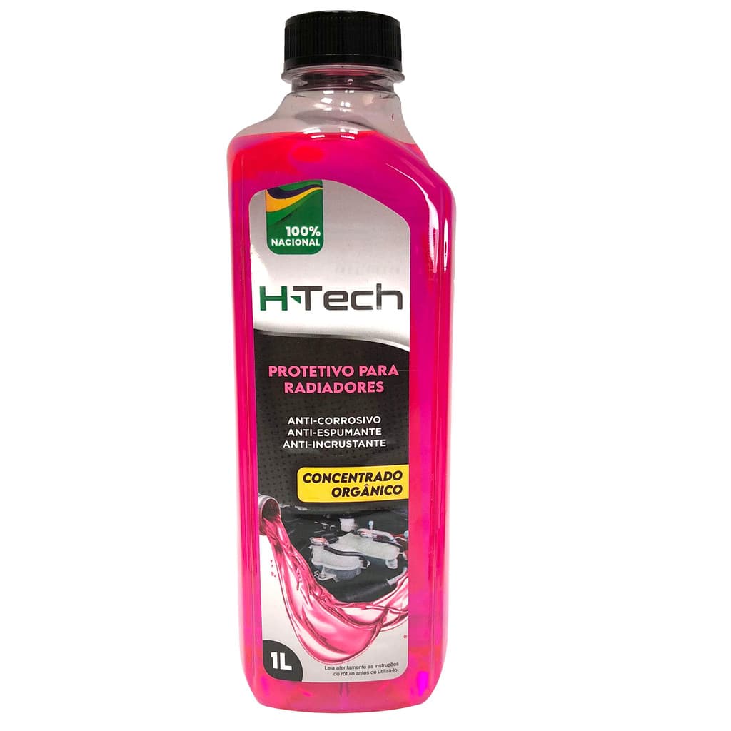 Aditivo Protetivo Concentrado Orgânico Radiador 1 L Rosa HITECH