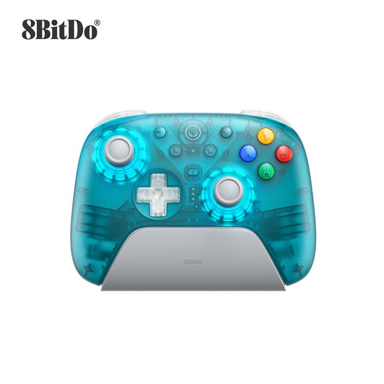 Controlador De Jogo Sem Fio 8BitDo Ultimate 2 Para Windows 10/11 2.4G Gamepad TMR Joystick Com Doca De Carregamento Andr