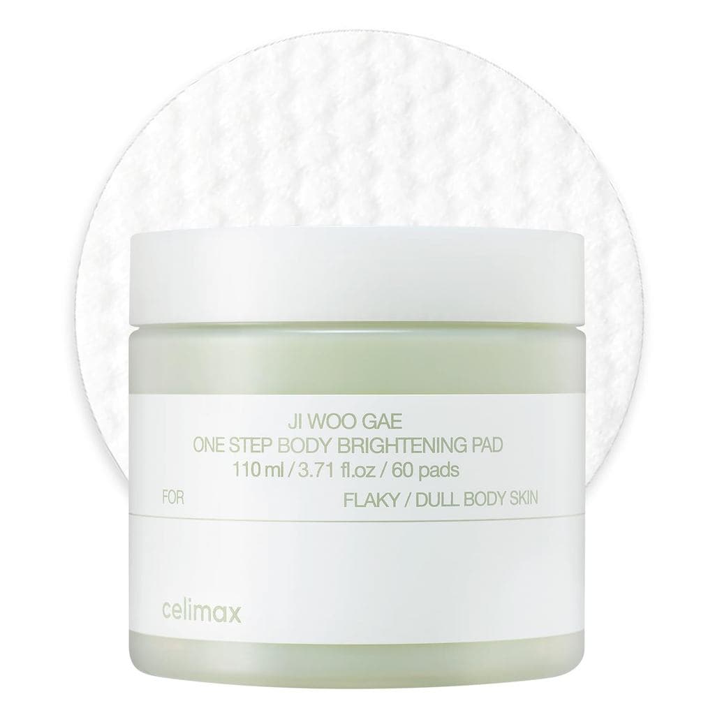 celimax ONE STEP Body Brightening Pad (60 pads) |   com Chá Verde e Trufa, para Axilas, Joelhos e Mãos, Esfoliante Corpo