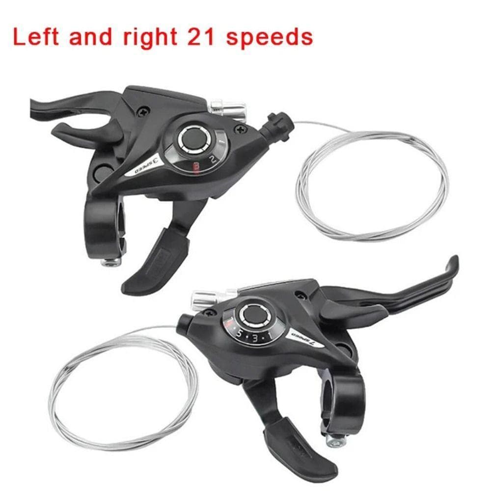 Shifter De Bicicleta De 21 Velocidades , Peças 3x7 Alavancas De Câmbio Freio