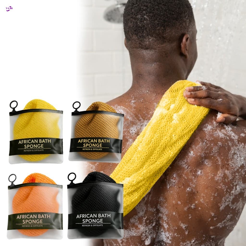 Purificador De Malha De Banho Com Fibra Tecida Hexagonal Para Cuidados A Pele Suave E Limpeza Eficiente