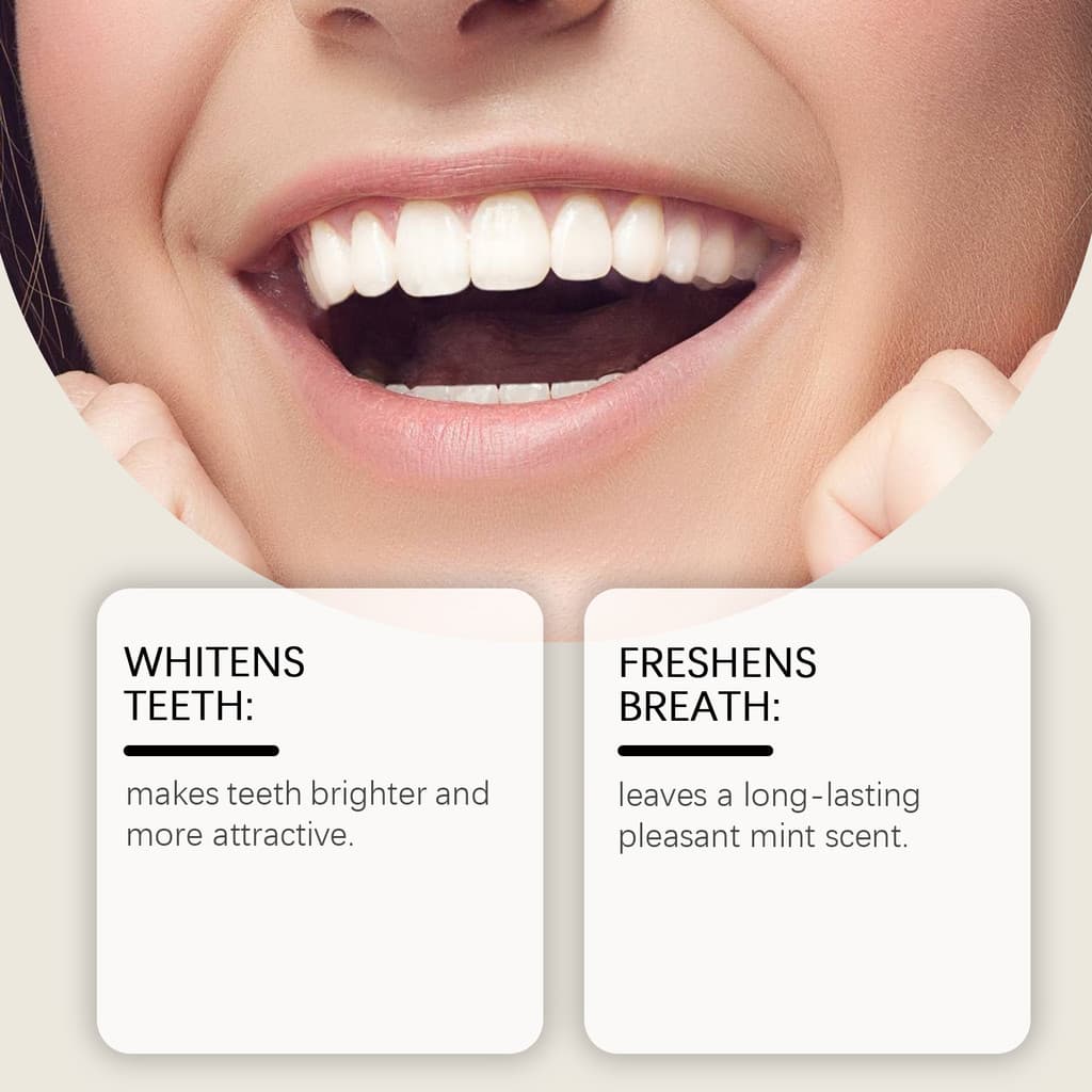 ORALHOE Pasta de dente limpa suavemente os dentes, sujeira fresca, cuidados com a respiração, pasta de dente Oral