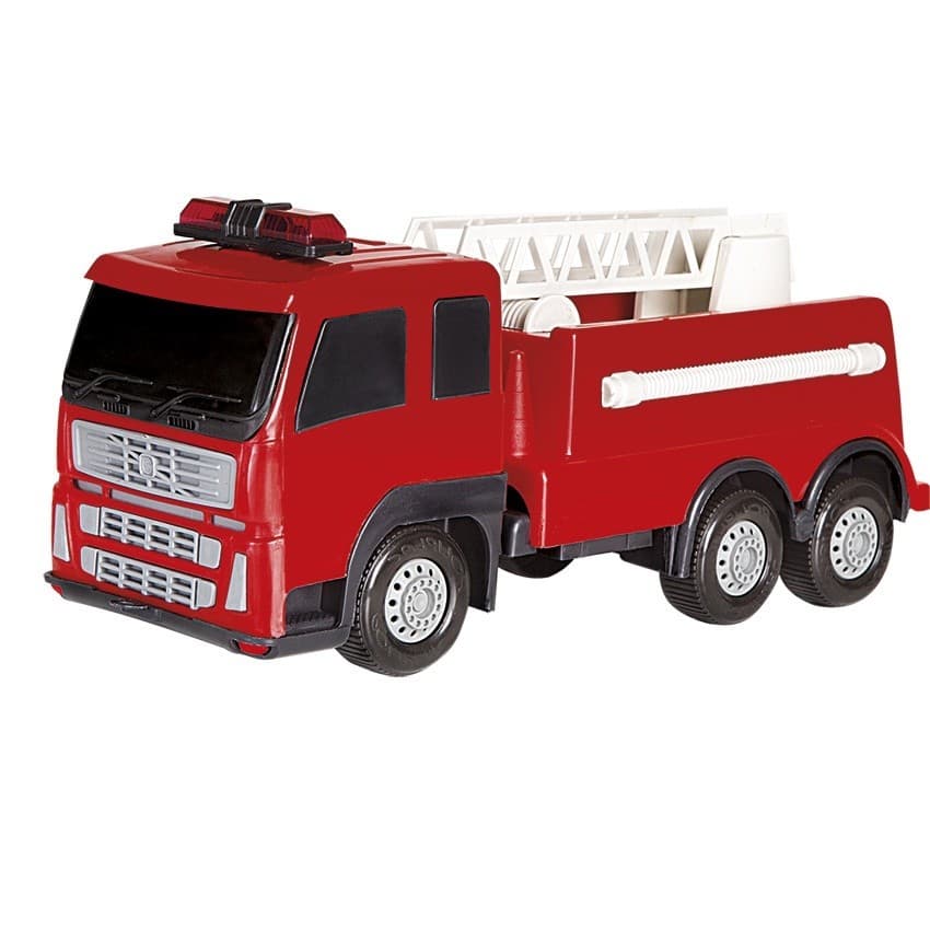 Caminhãozinho Minifrota Bombeiros Brinquedo Menino Carrinho Vermelho Infantil +3 anos Poptoys 98355