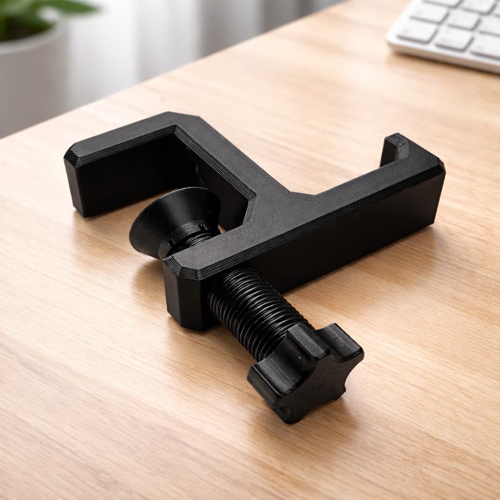 Suporte Headset Mesa Ajustável Gamer Fone Ouvido Universal Prático Resistente