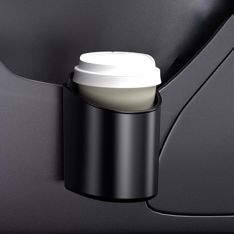 [EL] Caixa De Suporte De Copo Para Porta De Carro , Clipe Traseiro , Design , Rack De Bebidas , Armazenamento Universal