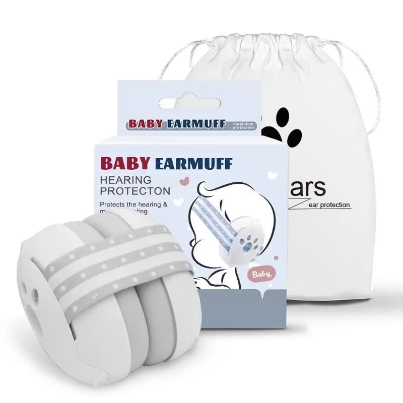 Protetores de Ouvido para Bebês, Essenciais para Viagens com Bebês, Fones de Ouvido em Forma de Urso com Cancelamento de