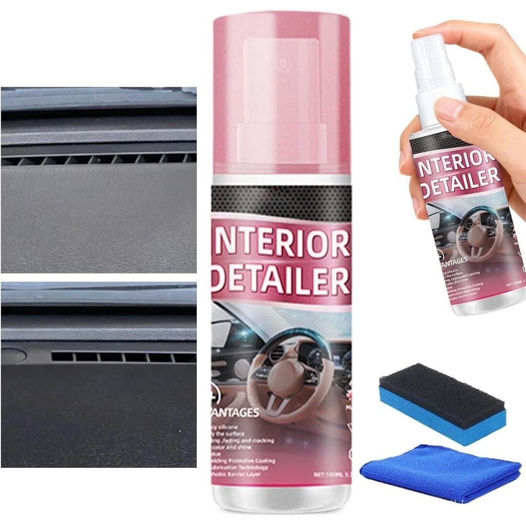 Promoção: Limpador de Interior de Carro de Alta Qualidade - 100ml Removedor de Manchas Poderoso | Limpador de assentos d