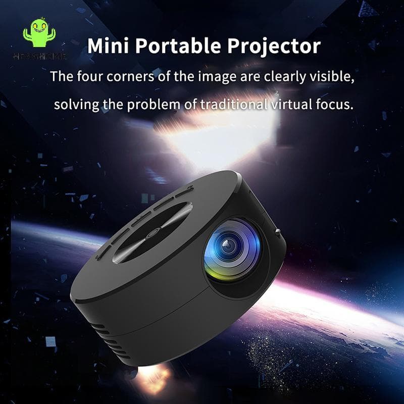 HENGHOME Portátil Mini Projetor 1920 * 1080P HD Home Cinema Acampamento Ao Ar Livre Projeção Para Android Novo