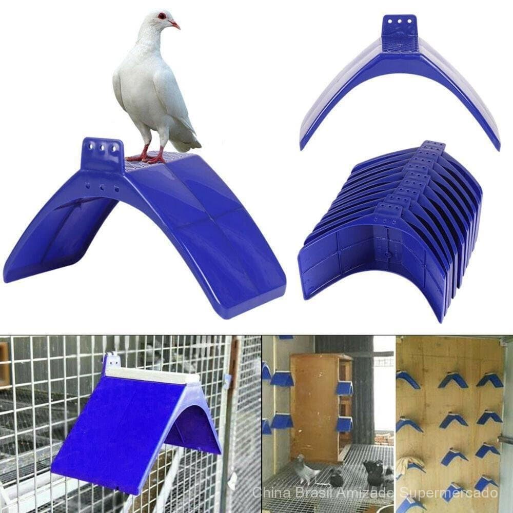Plataforma de descanso para pássaros, plataforma de dormir para pombos em plástico